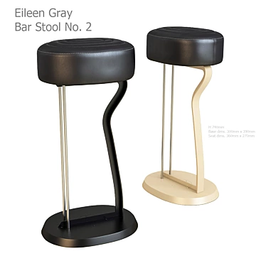 Bar Stool No. 2, Eileen Gray