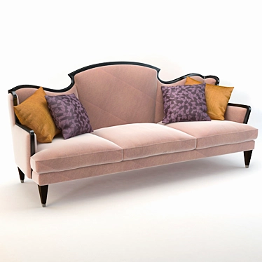 Elegant Montmartre Sofa by Bizzotto 3D model image 1 