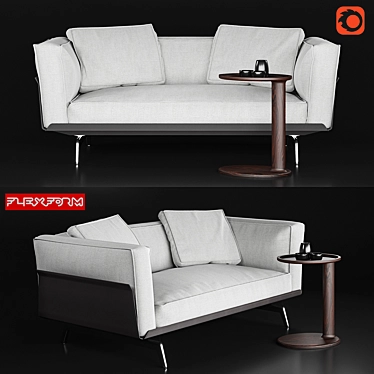 Flexform Este Sofa: Modern, Stylish, Comfortable 3D model image 1 