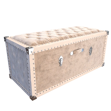 Cavio Bonne Voyage Trunk - Stylish Travel Storage 3D model image 1 