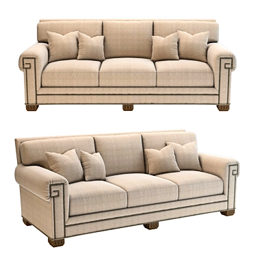 Chic Coco Sofa: Modern Elegance 3D model image 1 