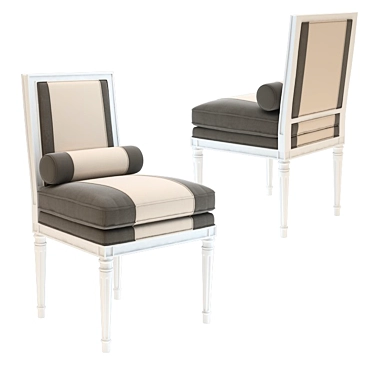 Elegant Chaddock Madeleine Chair 3D model image 1 