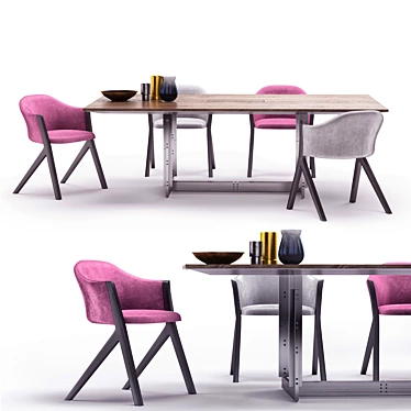 Modern Centimeter-Sized 3D Table 3D model image 1 