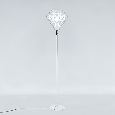 Minimalist Zaha Light Floor Lamp 3D model image 1 