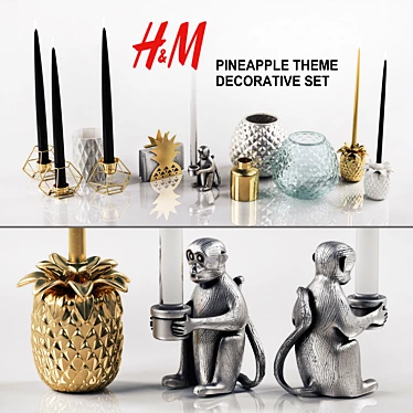 Classy Decor Set H&M 3D model image 1 