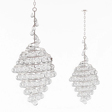 Currey & Co. Wanderlust Chandelier 3D model image 1 