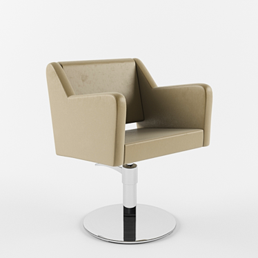 Elegant Comfort Philosophy Chair 3D model image 1 