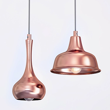 Kupfer Favorite Pendant Light 3D model image 1 