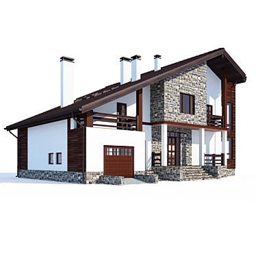Minimalist Dream Home 3D model image 1 
