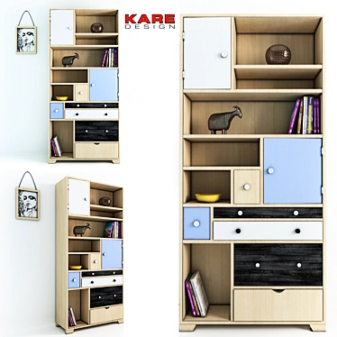 Boho Chic KareDesign Babalou Shelf 3D model image 1 