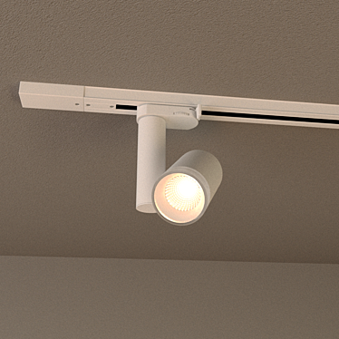 Track Matt around: Sleek and Stylish Track Light 3D model image 1 