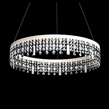 Elegant Splatter 1780 Pendant Light 3D model image 1 