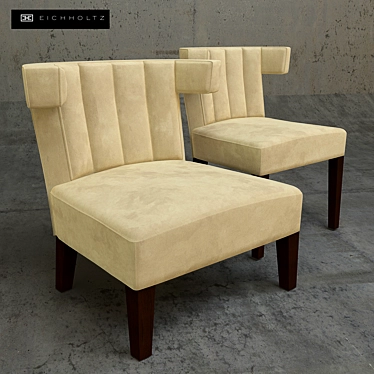 Elegant Bellotti Chairs 3D model image 1 