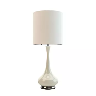 Elegant Porta Romana Grace Lamp 3D model image 1 