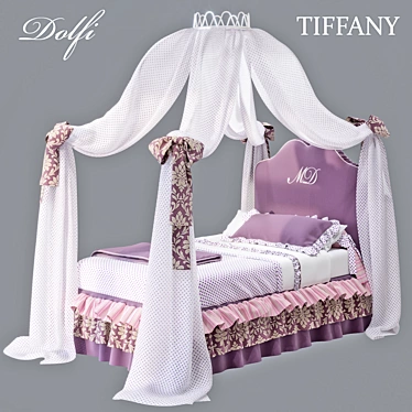 Dolfi Tiffany Children's Bed 3D model image 1 