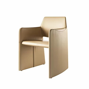 Modern Corte Chair: Designed by Rodolfo Dordoni 3D model image 1 