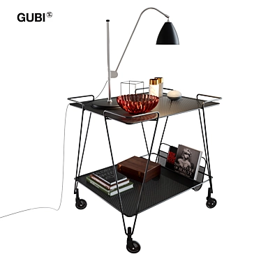 Timeless Elegance: GUBI TROLLEY 3D model image 1 