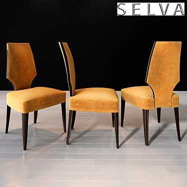 Elegant Selva Vendome Chair 3D model image 1 