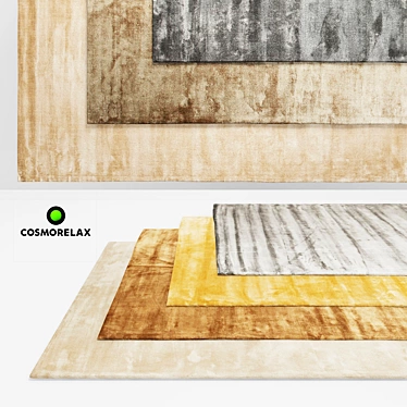 Luxury Aurum Rugs Collection 3D model image 1 