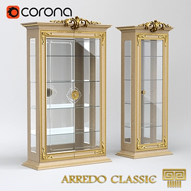 One-door showcase Arredo Classic - Leonardo (IR-F-LE-V-6016)