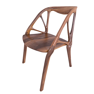 Innovative Elbo Chair: Dreamcatcher Design 3D model image 1 