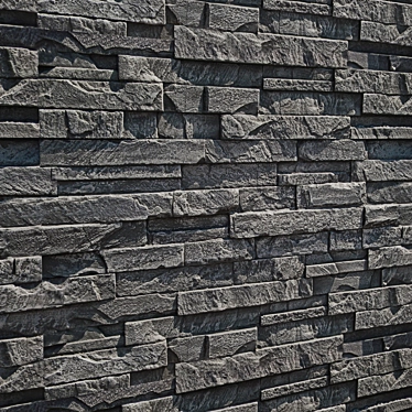 Multifunctional Stone Wall: UV Mapped, V-Ray Render, Various Formats 3D model image 1 