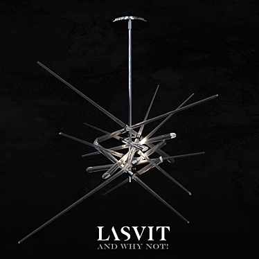 LASVIT Skyline Glass Chandelier 3D model image 1 