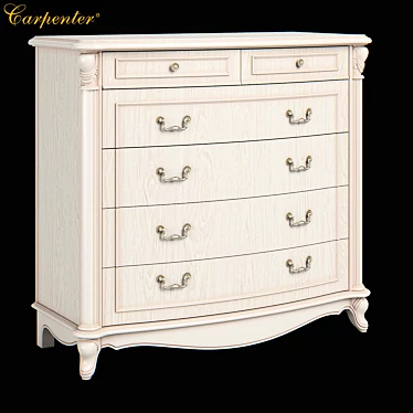 Modern Carpenter Dresser Table 3D model image 1 