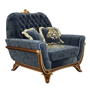 Luxury Frandiss Armchair, 2017 3D model image 1 