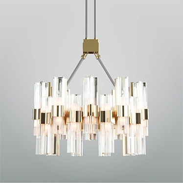 Eterea Chandelier by Officina Luce 3D model image 1 