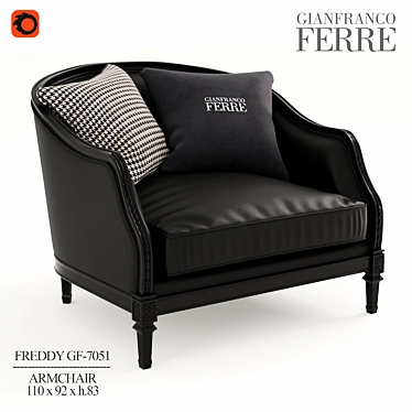 Gianfranco Ferre GF-7051 Luxury Sofa 3D model image 1 