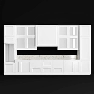 Scavolini Regard Esprit: Stylish and Functional Kitchen Solution 3D model image 1 