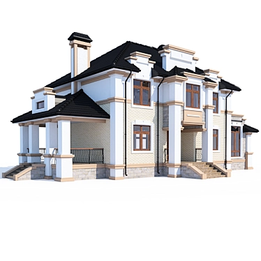 Modern Villa Design Pack 3D model image 1 