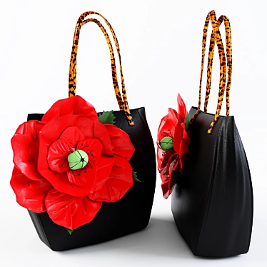 Poppy Bag - Handcrafted Designer Collection 3D model image 1 