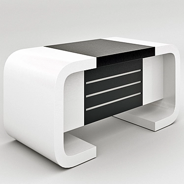 Title: Modern Reception Desk "Lango 3D model image 1 