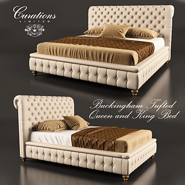 Buckingham Tufted Queen and King Bed