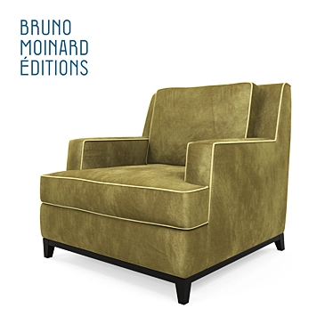 Elegant Rauma Armchair: Stylish, Comfortable 3D model image 1 