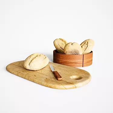 Ultimate Bread Set 3D model image 1 
