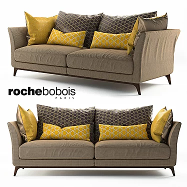 Elegant Contrepoint Sofa by Roche Bobois 3D model image 1 