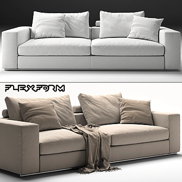 Flexform Groundpiece Sofa 3D model image 1 