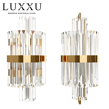 Luxxu Liberty Wall Sconces: Elegant and Stylish Lighting 3D model image 1 