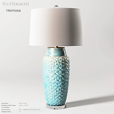 Elegance Redefined: Uttermost Hermosa 3D model image 1 