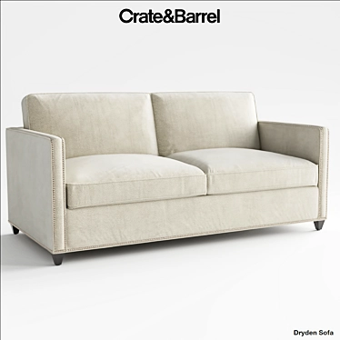 Modern Comfort: Dryden Sofa 3D model image 1 