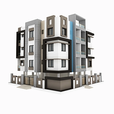 Versatile High-rise Structure 3D model image 1 