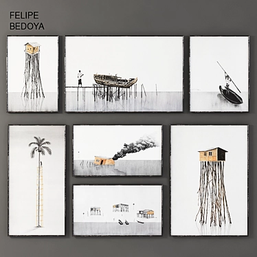 Felipe Bedoya Art|3ds max, FBX, Texture Library & Preview 3D model image 1 