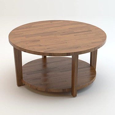 Boho Chic Yuca Coffee Table 3D model image 1 