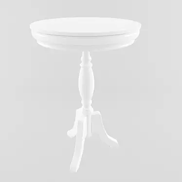 Compact Round Table 3D model image 1 