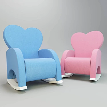 Cozy Rocking Armchair - Micuna Love 3D model image 1 