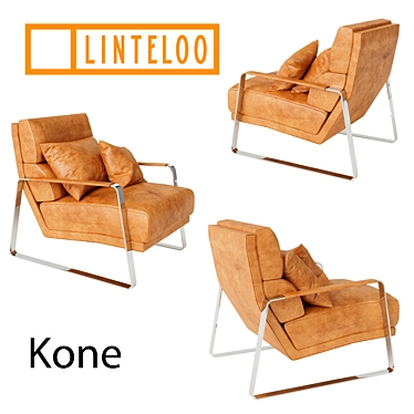 Title: Elegant Kone Armchair, Linteloo 3D model image 1 