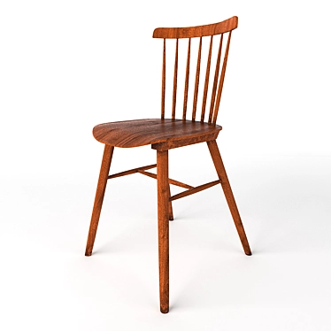 Classic Windsor Chair 3D model image 1 